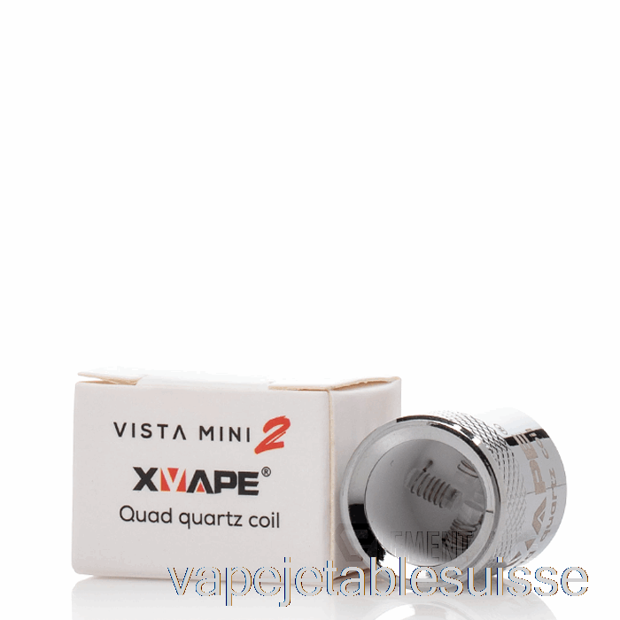 Vape Suisse Xvape Vista Mini 2 Bobines De Remplacement Atomiseur Chauffant à Quartz Quad